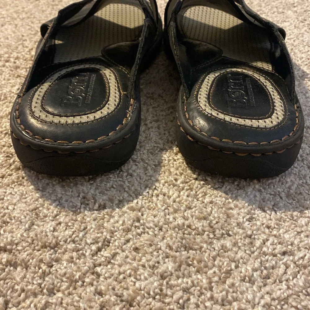 Born Marco Slide Leather Sandals - Like New!